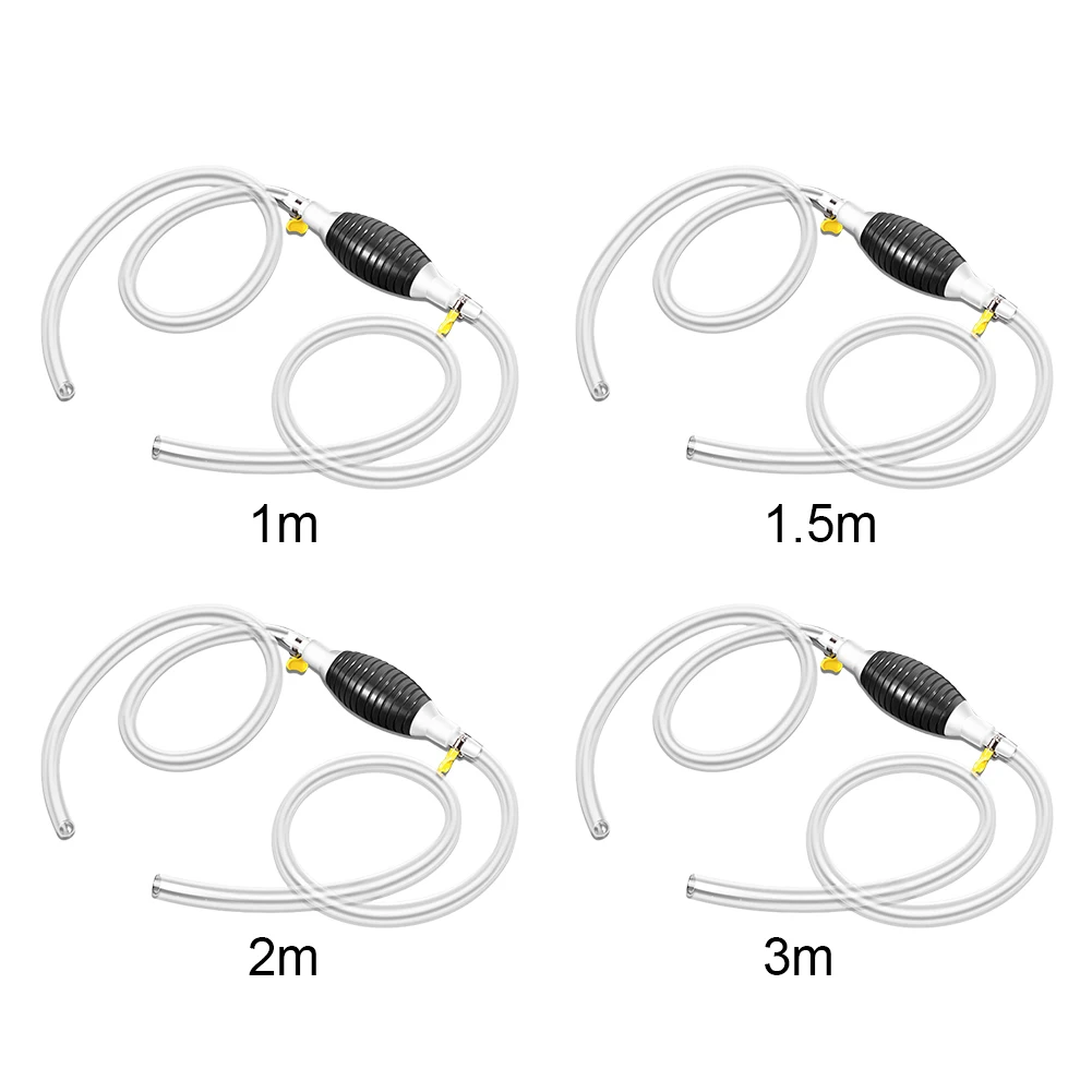Car Fuel Pump with Hose Fuel  Gasoline Pump Multifunction Liquid Sucker Suction Pump Fit for Fuel Petrol  Gasoline