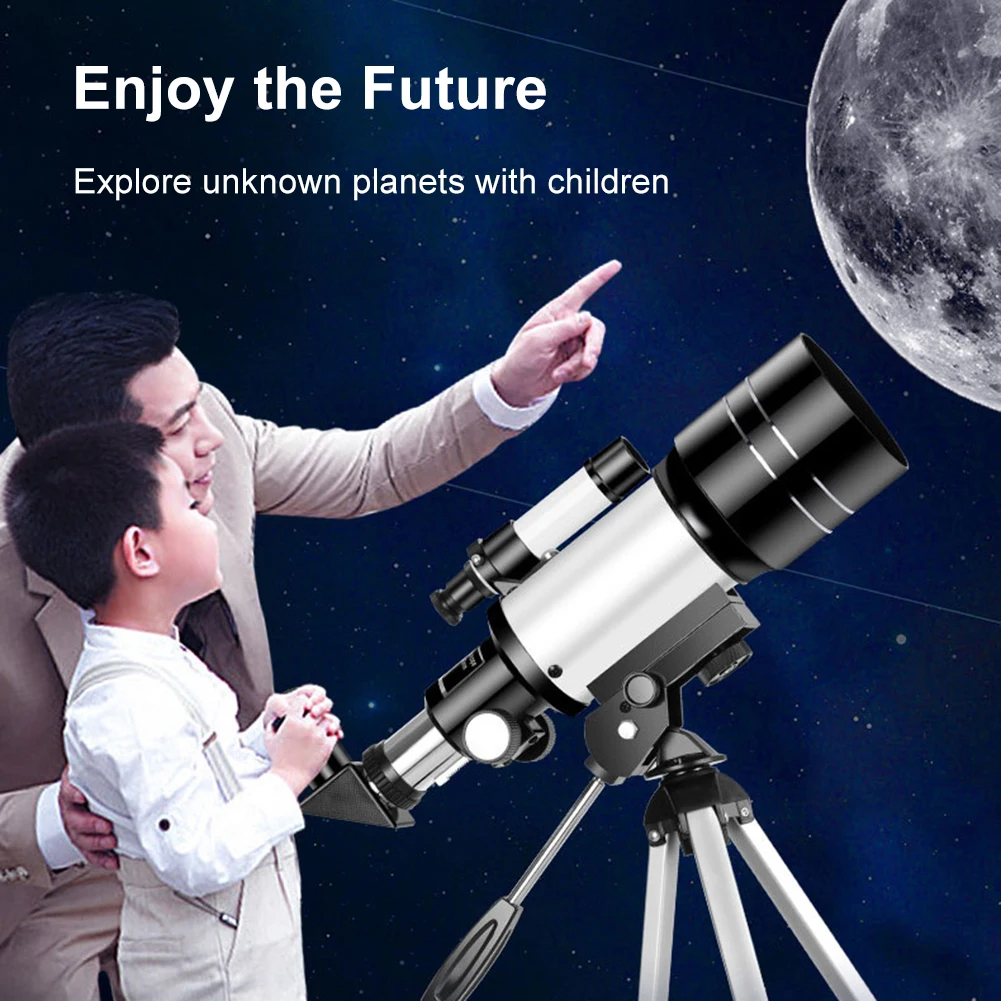 Professional Travel Telescope Telescope for Adults&Kids 15X-150X Astronomical Refractor Telescopes Astronomy Beginners Gifts