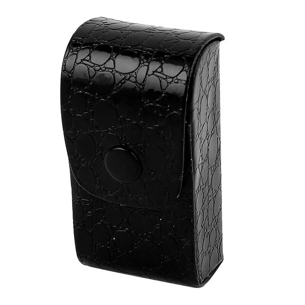 

Color Clipped on Belt Faux Leather Presbyopic Folding Glasses Snap Box Eyewear Case Eyeglasses Case Glasses Box Spectacle Case