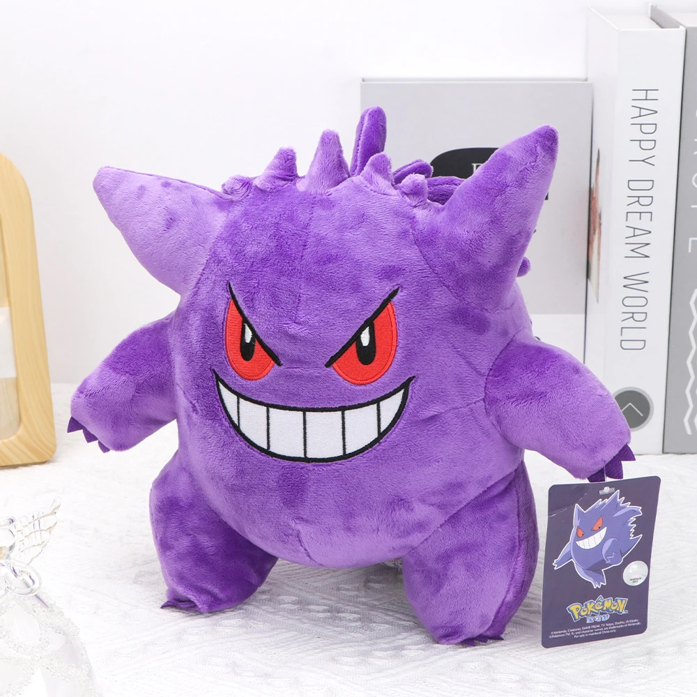 Oryginalna zabawka pluszowa Pokemon Gengar kreskówka Anime wypchane zwierzę lalka do kolekcji prezent wystrój domu