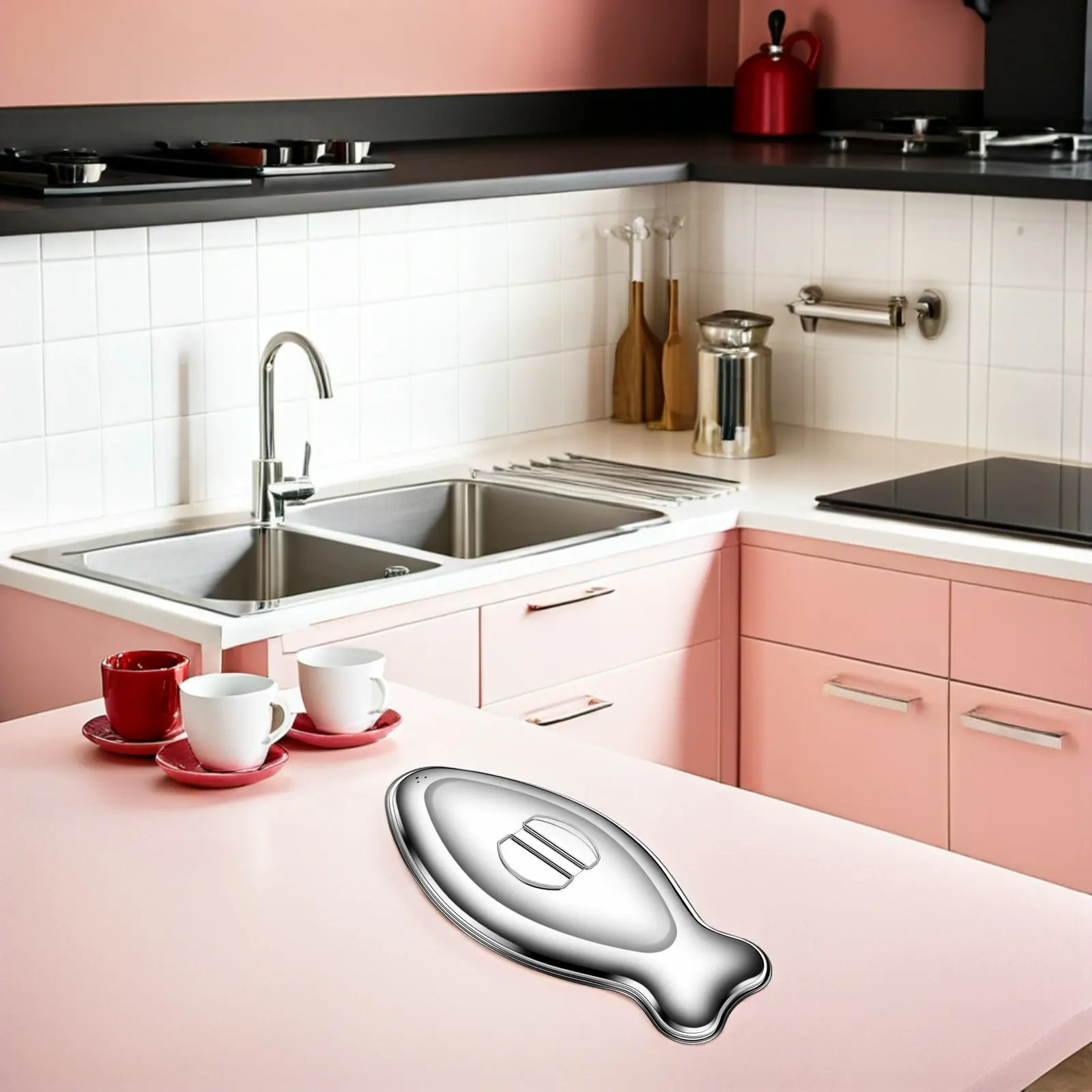 Stainless Steel Fish Steamer Oval Baking Tray Perforated Steam Circulation Seafood Cooking Platter Outdoor Camping Picnic