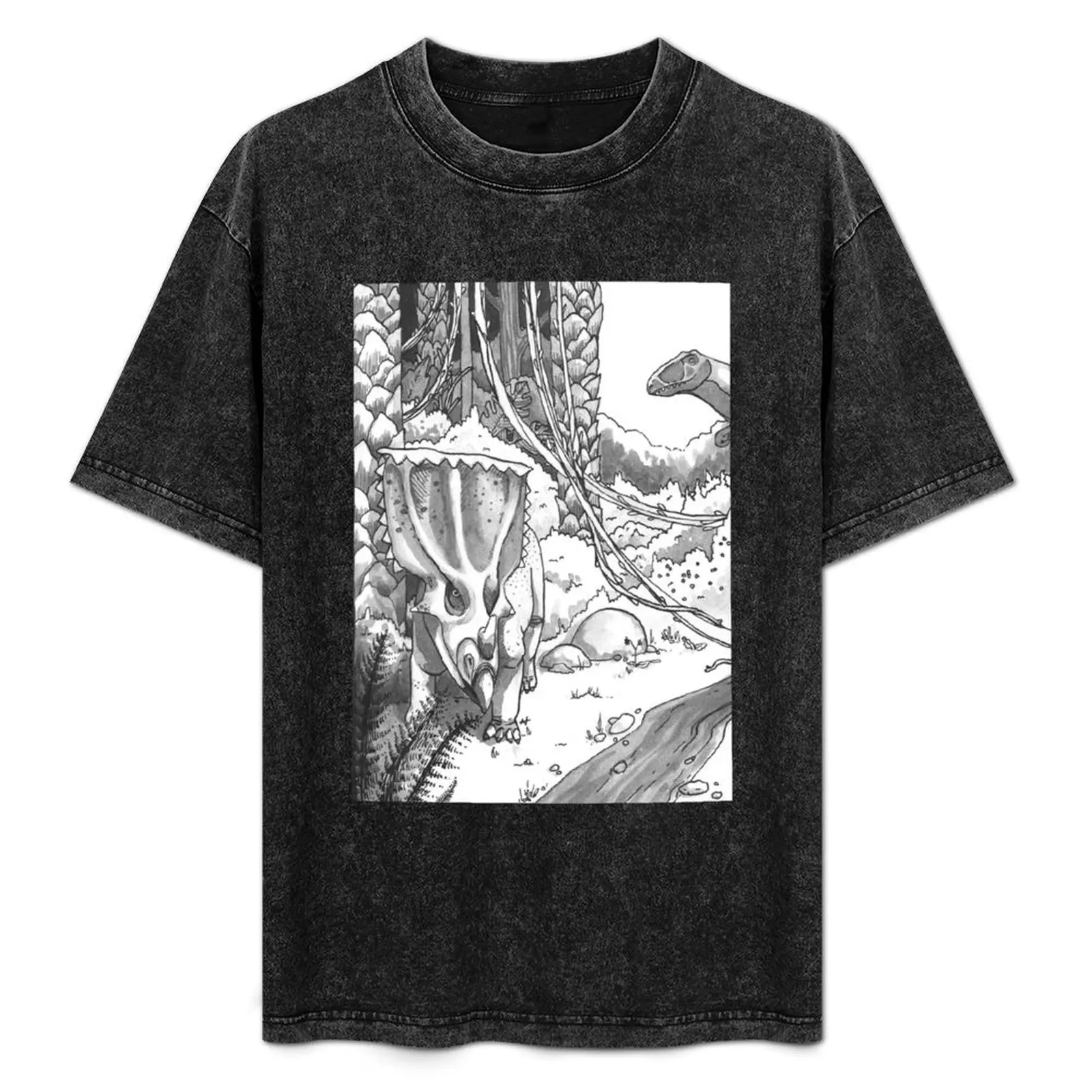

Dinosaur T-Shirt Work Casual Loose Fit T-Shirt