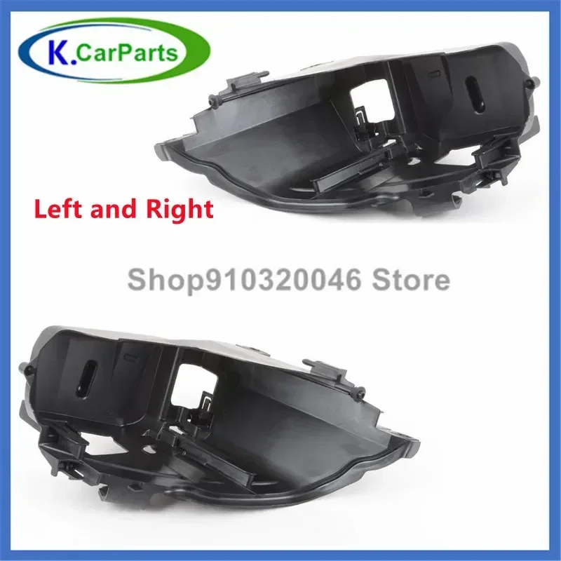 

4L0941613 4L0941614 2Pcs Front Left Right Headlight Mounting Support Frame Plate Bracket For AUDI Q7 4L 2007-2009 4L0941613B