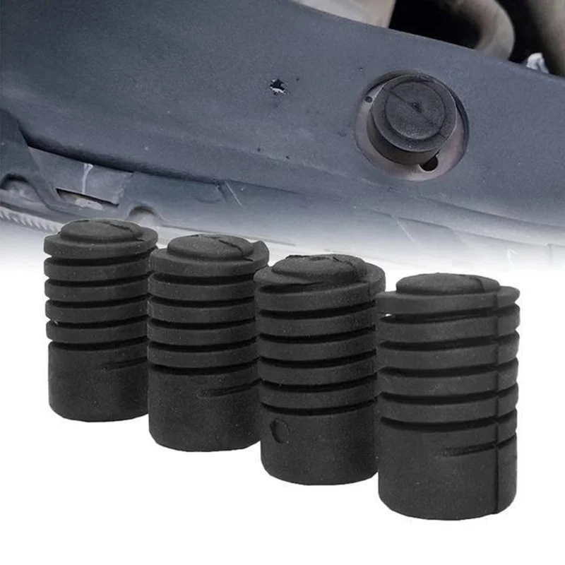 Amortiguador de goma universal para capó, maletero y puerta trasera de coche, cojín antichoque para cubierta de motor, banda de sujeción y bloqueo de impactos.