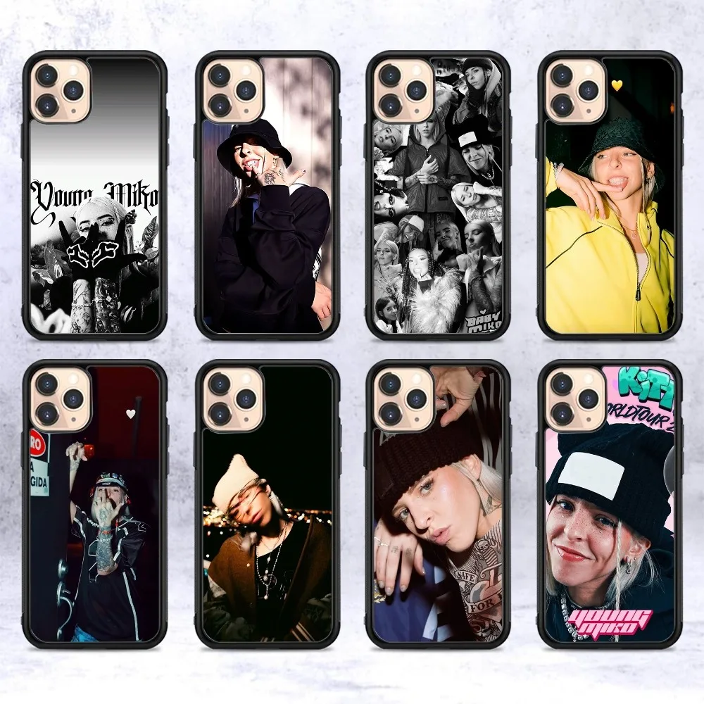 

Singer Young Miko Phone Case Silicone PC+TPU For Samsung S10 20 30 22 23 24 Plus Lite Ultra Cover