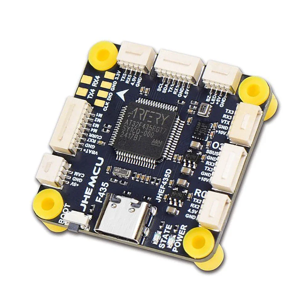 BoMaSJHEMCU GF30F435 Flight Controller ICM42688P Support OSD GPS W/ Black Box 16MB Barometer SPL06 3-6S 30.5MMx4MM For RC FPV