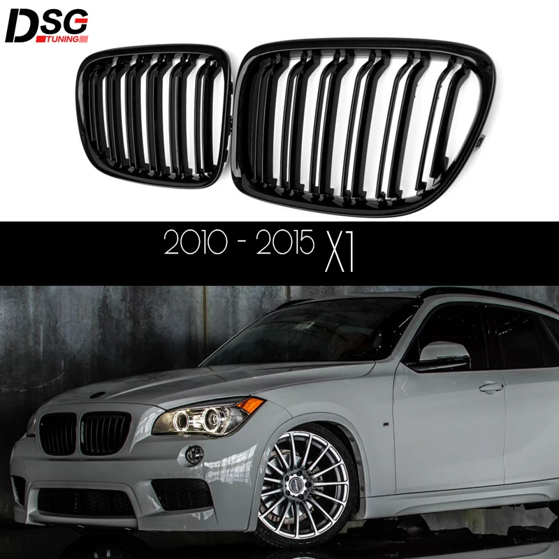 

For BMW E84 X1 Gloss Black Kidney Front Racing Kidney Grill SUV 12-15