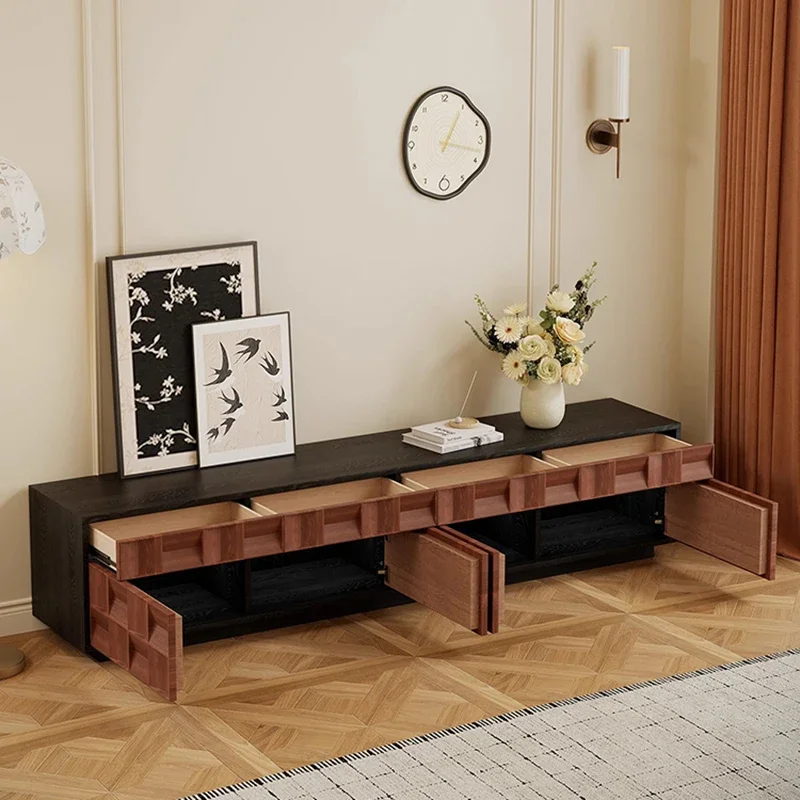 Wood Nordic Tv Stands Living Room Cabinets Minimalist Console Drawers Tv Table Designer Hallway Suporte Para Tv Unique Furniture