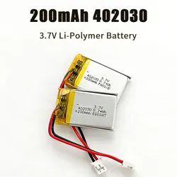 402030 Li Po Battery 200mAh 3.7V Li-ion Polymer Mini Batteries for Smart Bracelet Backup Power Supply Tablet Pet Training Tools