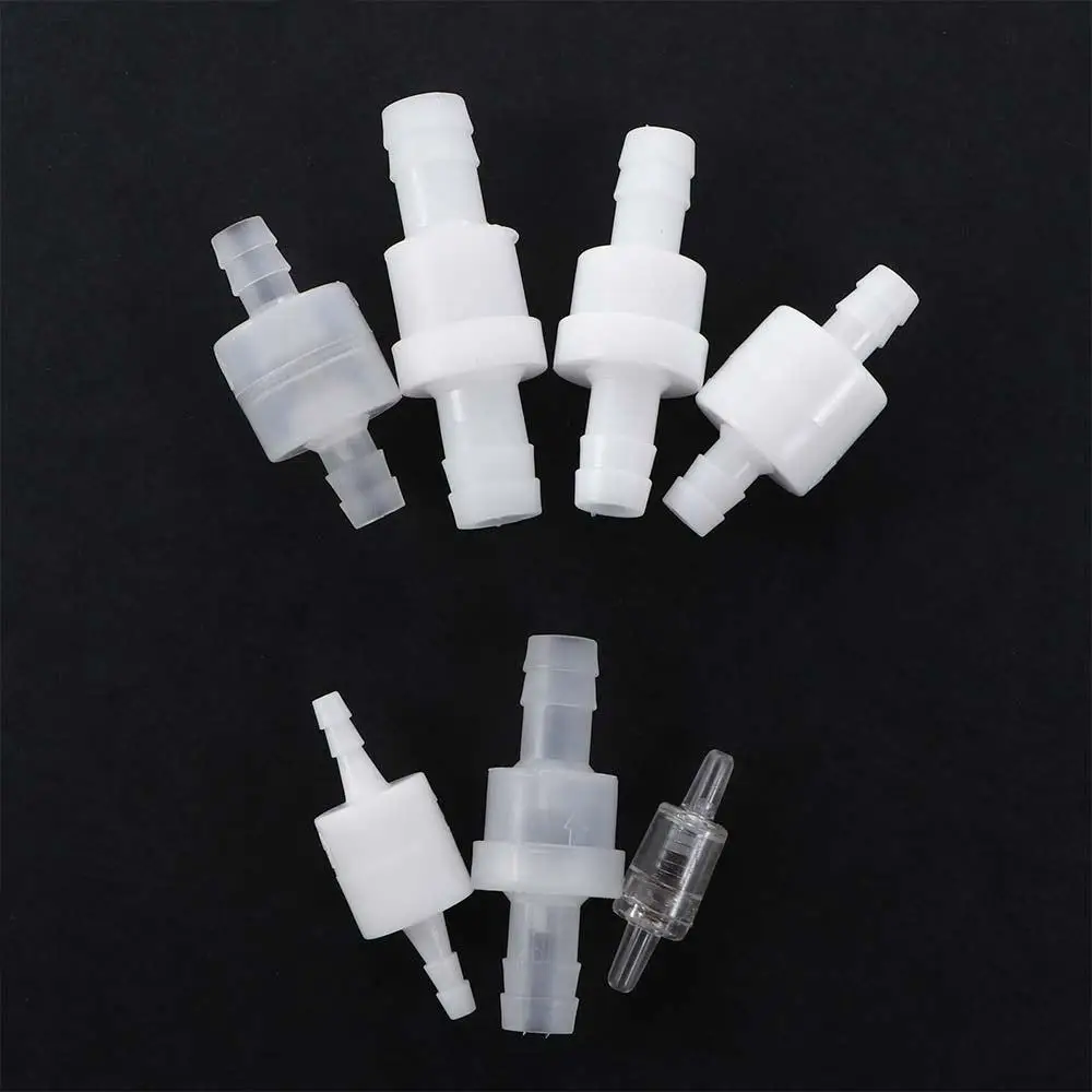 

Plastic Durable Non-Return For Gas Water White For Fuel Air Liquid Check Valve Valves One-way Lnline Water Stop Valve