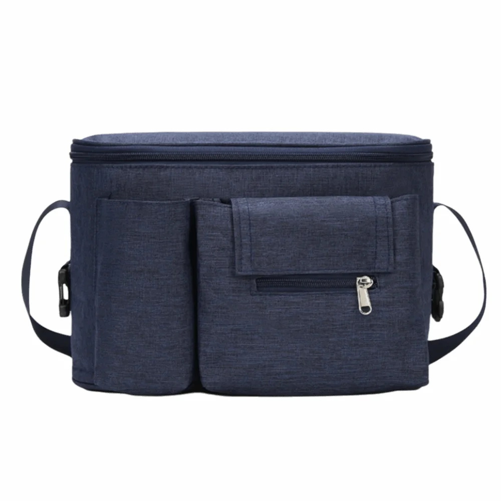 

Large Capacity Baby Stroller Bag Multiple Pockets Oxford Cloth Baby Stroller Hanging Bag Cartoon Portable Diaper Bag Organizer