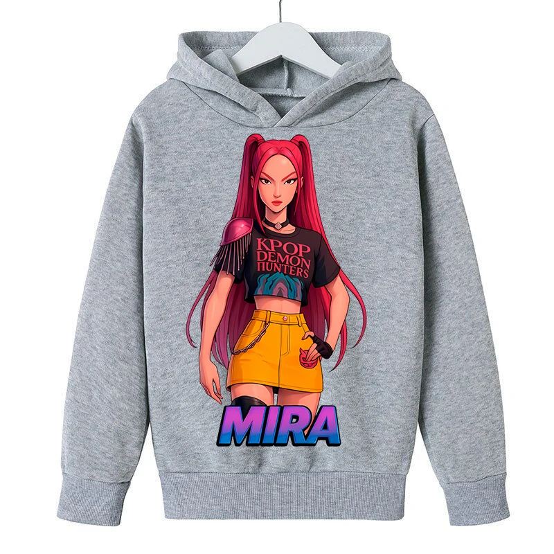 ملابس أطفال Kpop Witch Hunt، سترات للأولاد والبنات للربيع والخريف مع الدفء وبلوزات من الصوف #2