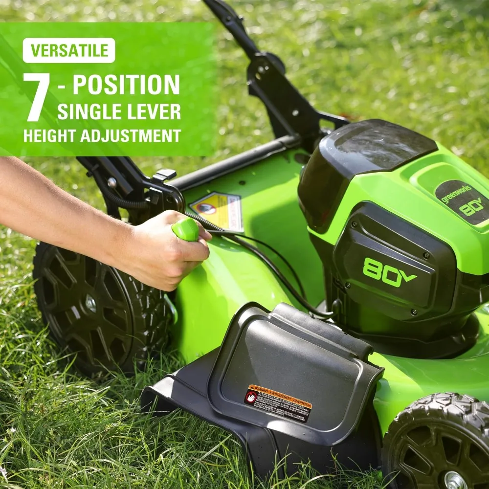 Pro 21-Inch 80V Self-Propelled Cordless Lawn Mower, Tool-Only, MO80L00