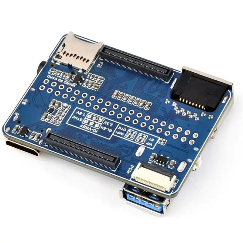 FULL-2X For Raspberry Pi CM5 Mini Base IO Board NANO B Development For Compute Module 5 CM5-NANO-B