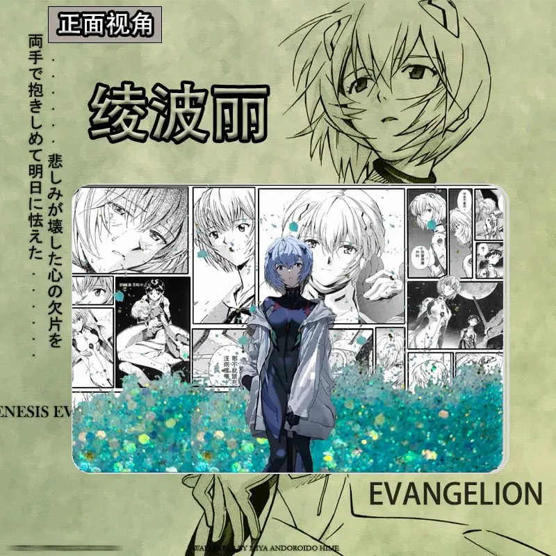 

EVA Ayanami Rei anime cartoon cute acrylic flowing sand card stand creative Kawaii 2D Japanese-style ornament gift wholesale