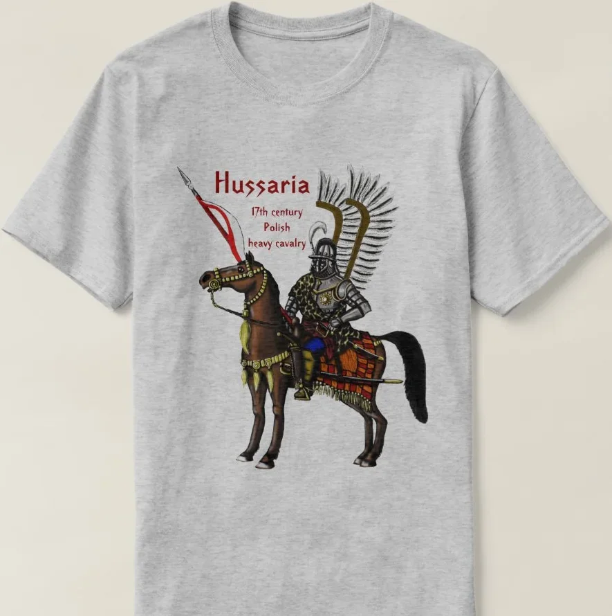 Creative Design 17th Century Polish Winged Hussar T-Shirt.New S-5XL Summer Cotton Short Sleeve O-Neck Mens T Shirt Round Neck.