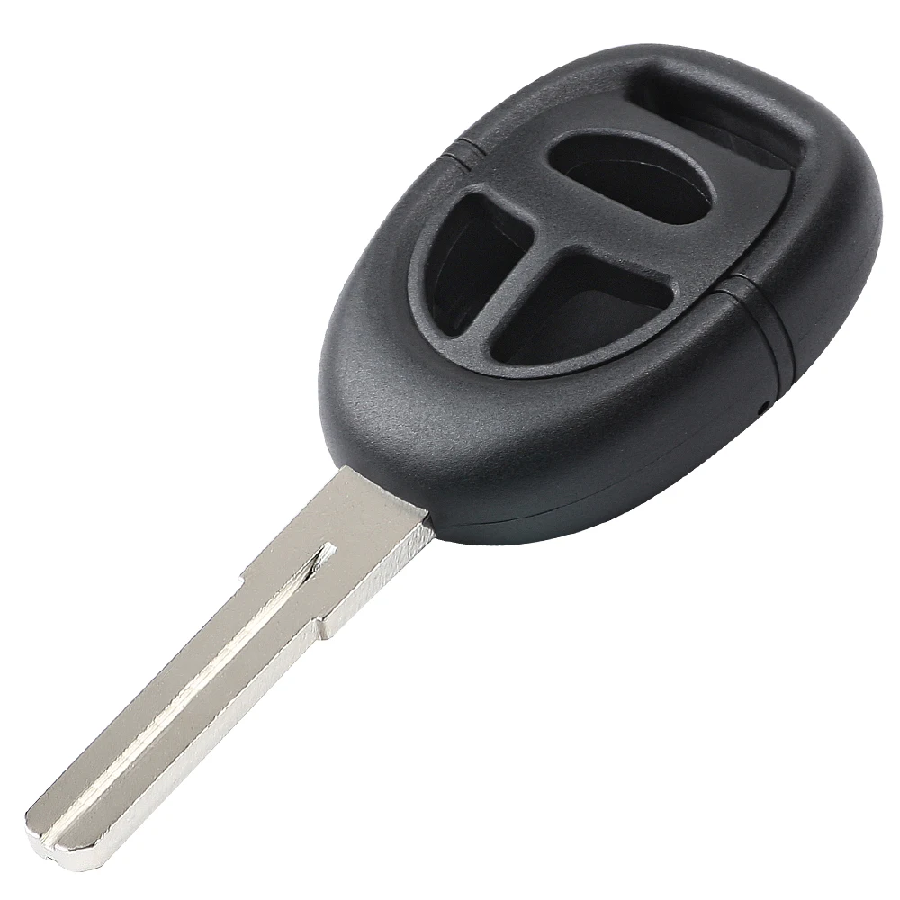 KEYECU 3 Button Remote Head Key Case Shell Key Housing for 2003 2004 2005 2006 2007 2008 2009 SAAB 9-5