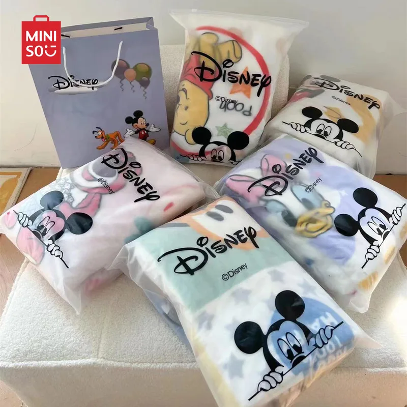 

Disney kid blanket thick milk fleece casual blanket cartoon stitch/Mickey Mouse pattern student kindergarten lunch break blanket