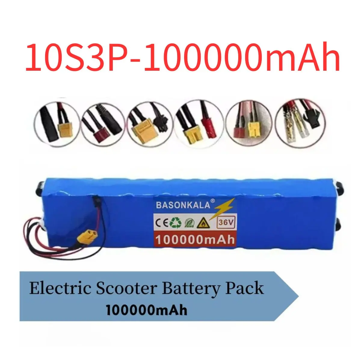 

10S3P 36V 100000mAh 36v Electric Scooter Battery Pack 18650 Lithium M365 Electric Scooter 36v Battery Scooter