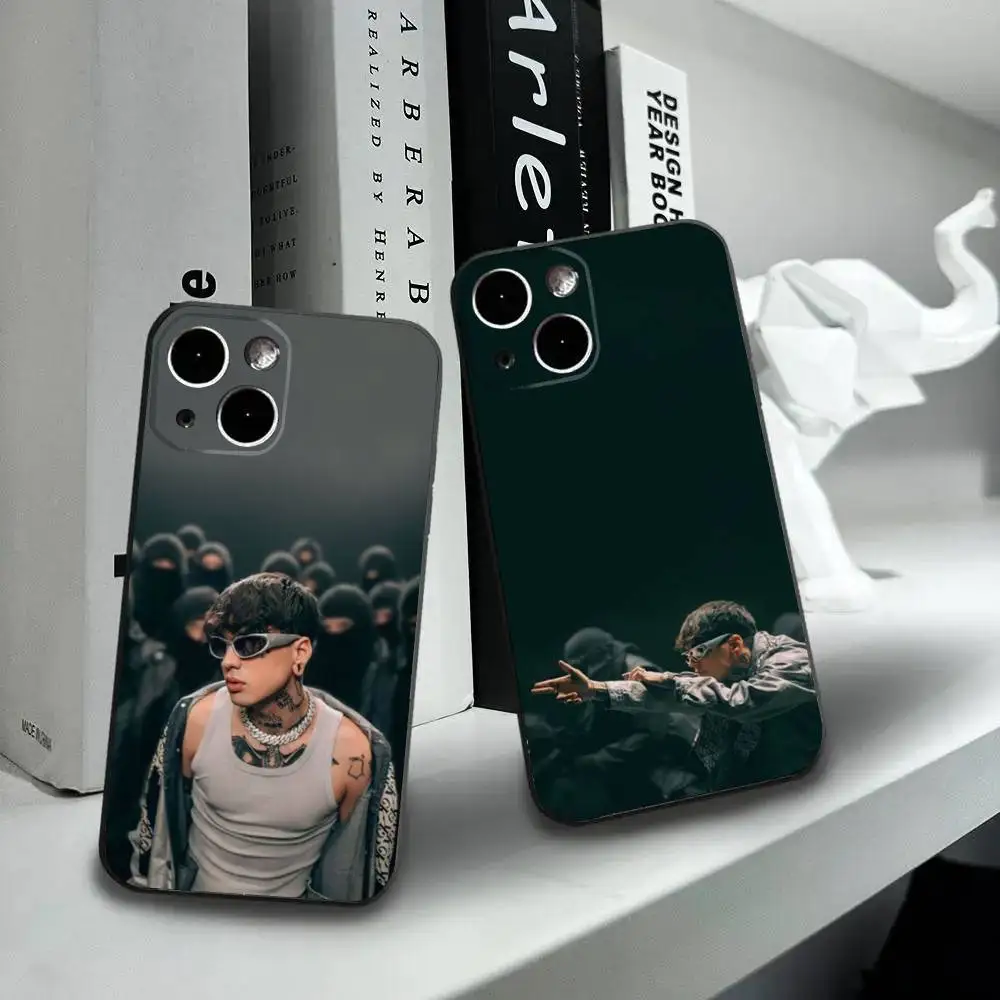 

CRO Rapper Phone Case For iPhone16,15,14,13,12 Mini 11 Pro XR,X,XS,MAX 7,8 Plus Silicone Cover Soft Black