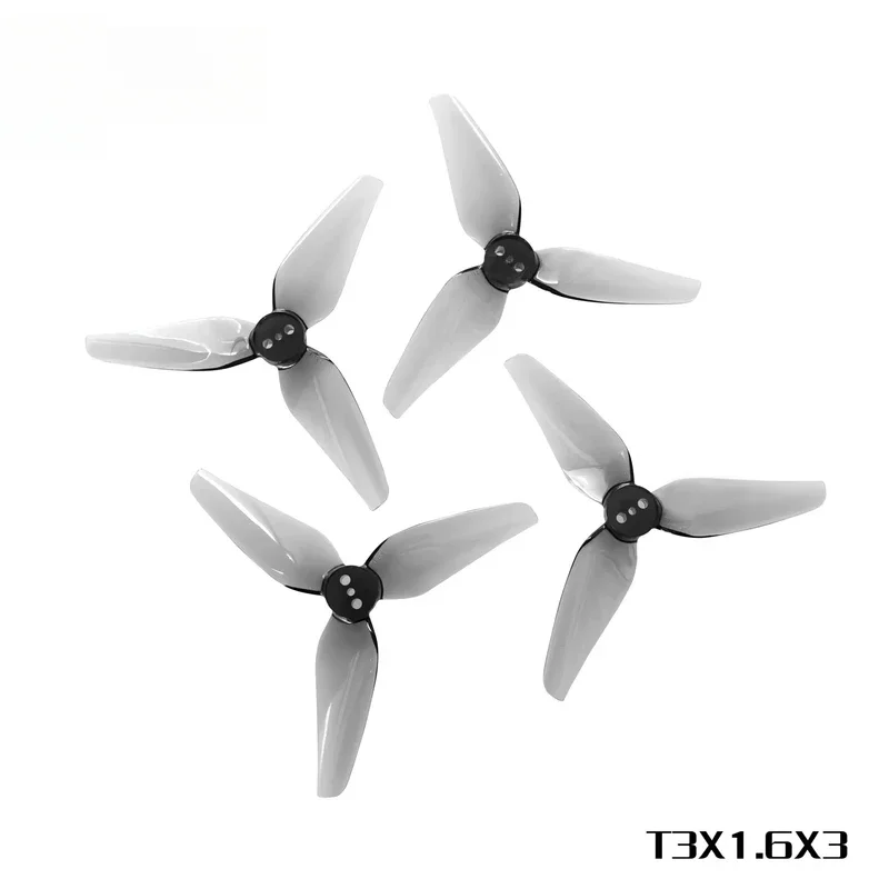 k05 k3 2 Pairs 3 Inch 3-Blade Racing Propellers 3016 CW/CCW, Replacement Props for FPV Drone