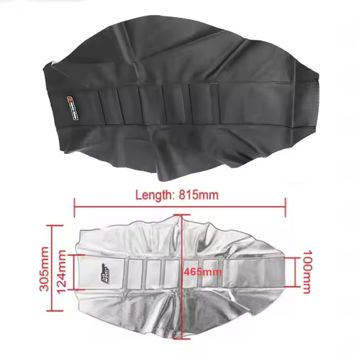 Universal Gripper Seat Cover PVC Soft Stretchy Non-slip For Honda Yamaha Suzuki Kawaski Dirt Bike Off Road Motocross Motorcycle - Image 5