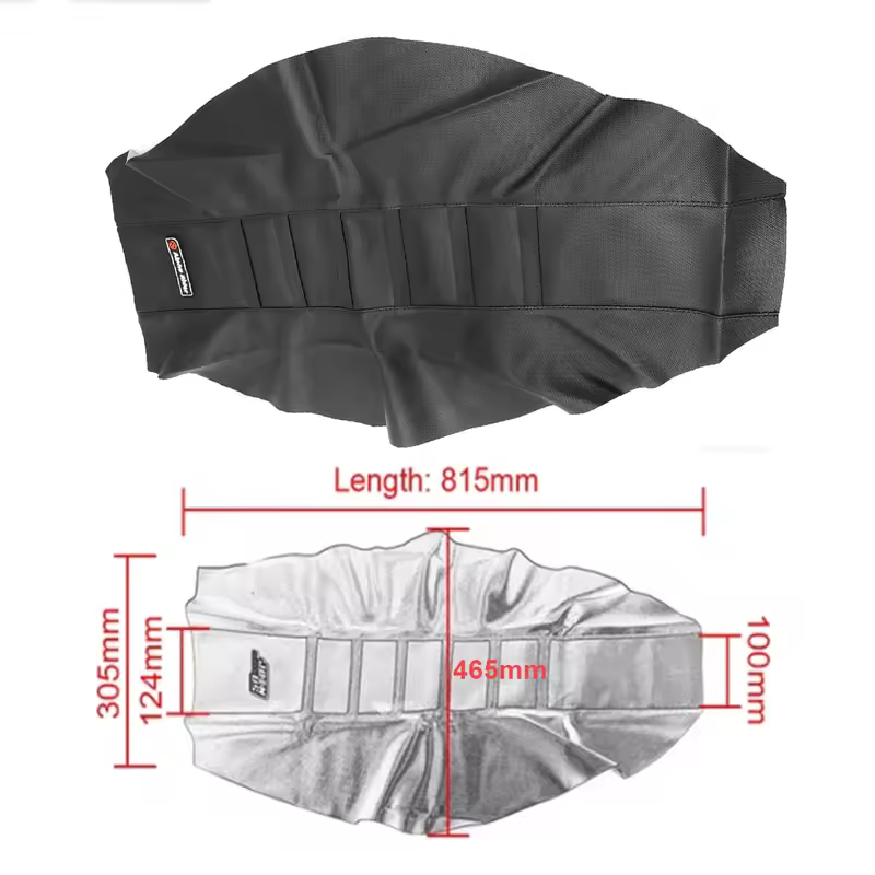 Universal Gripper Seat Cover PVC Soft Stretchy Non-slip For Honda Yamaha Suzuki Kawaski Dirt Bike Off Road Motocross Motorcycle - Image 5