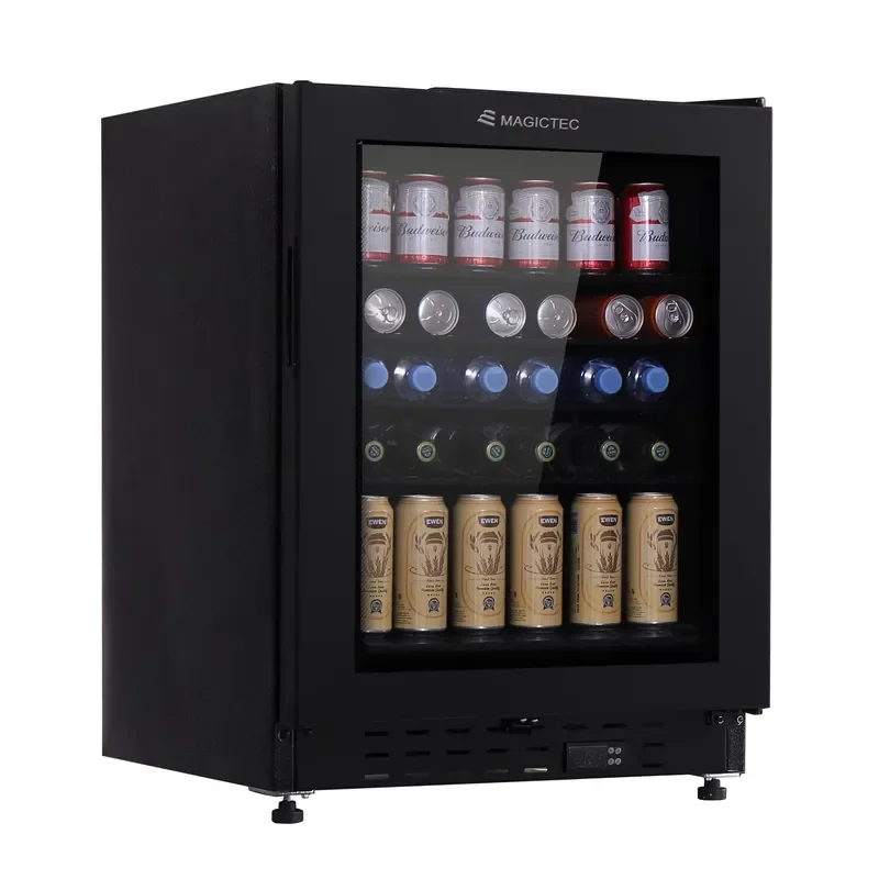 4.41cu.ft Wine Cooler Refrigerator with Digital Temperature Control for Red White Champagne Sparkling Wine Built in Counter