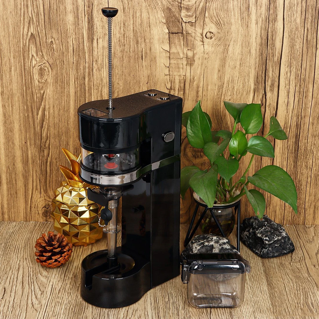 

Electric Herb Grinder USB Rechargeable Spice Grinder Automatic Filler Ball and Chain Rolling Machine with Funnel Storage Jar