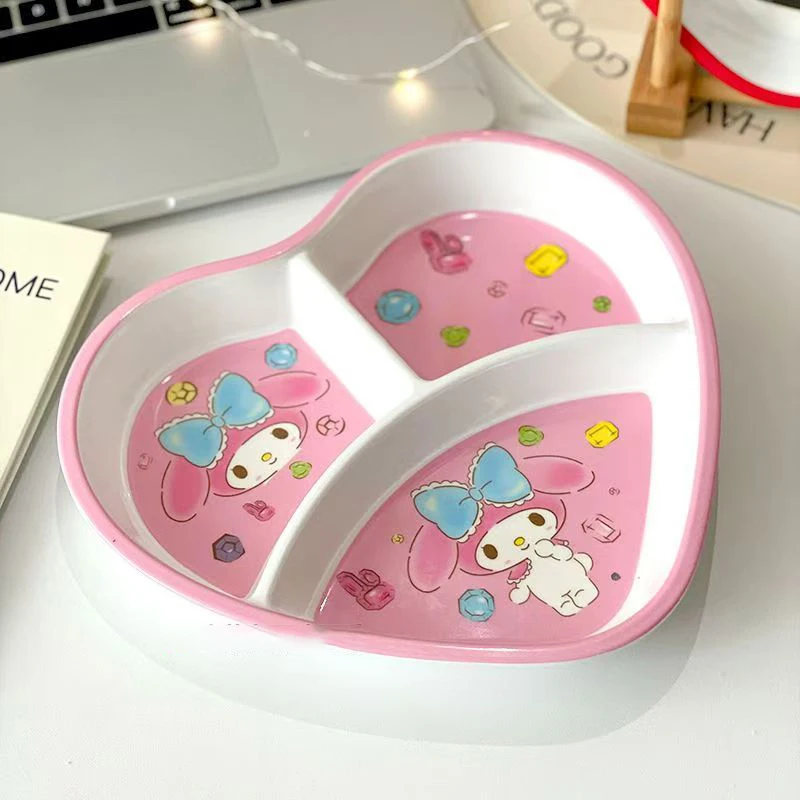 Sanrio My Melody Kawaii Dinner plates anime Snack plates Cute dishes Holiday Gift