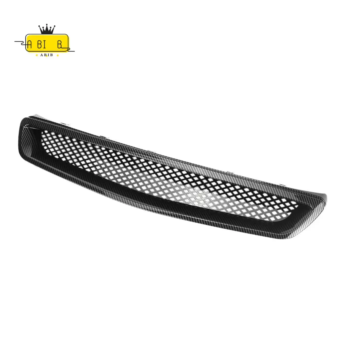 

ABIB -EK T-R Style Front Bumper Hood Mesh Grill Grille For Honda Civic EK CX DX EX HX LX Type R 1999-2000 Carbon Fiber Look