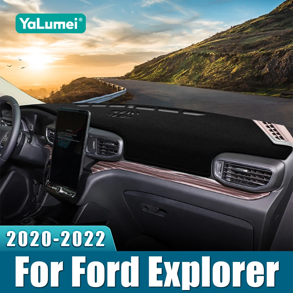 

Для Ford Explorer U625 MK6 2020 2021 2022, приборная панель автомобиля, солнцезащитный козырек, инструментальный стол, анти-УФ-ковер, нескользящий коврик, аксессуары