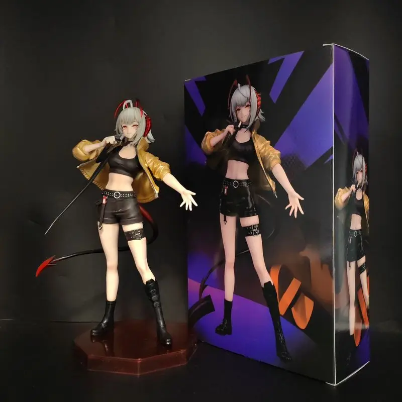 Arknights W Six Star Sniper Gunner Schönes Mädchen Anime-Figur PVC Sammlermodell Desktop-Dekoration Ornament für Anime-Fans