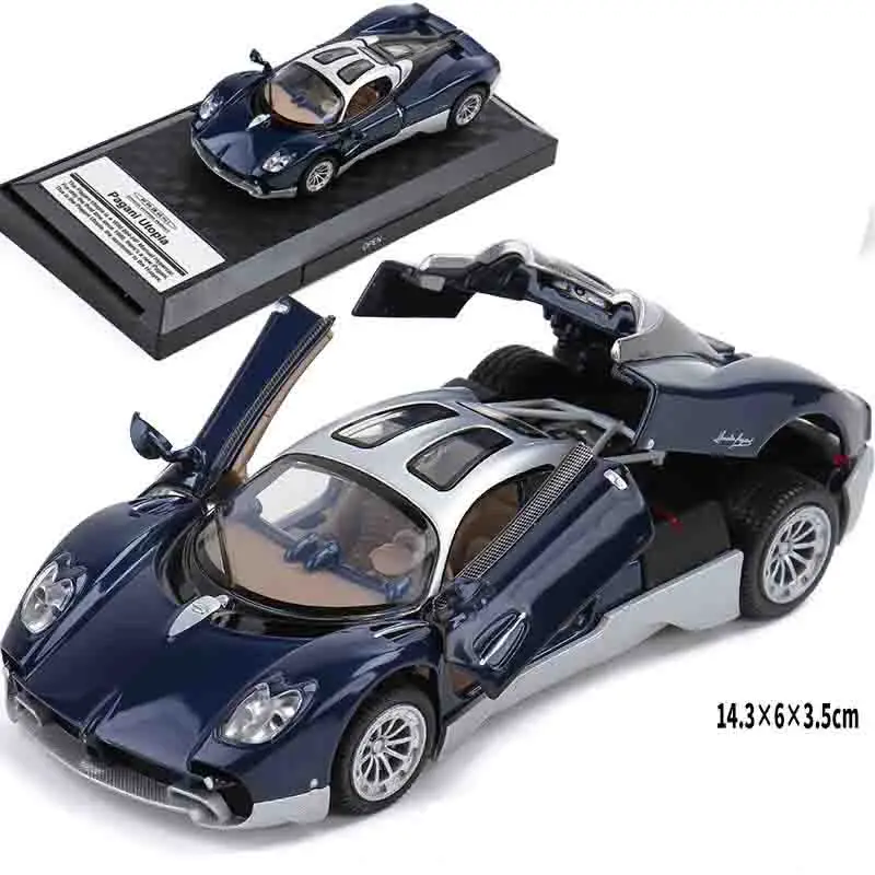 

1:32 Pagani Utopia Supercar Alloy Die Cast Toy Car Model Sound and Light Children's Toy Collectibles Birthday gift