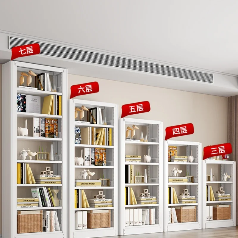 

Steel bookshelves for home libraries, floor to ceiling shelves, children's living rooms, home display cabinets