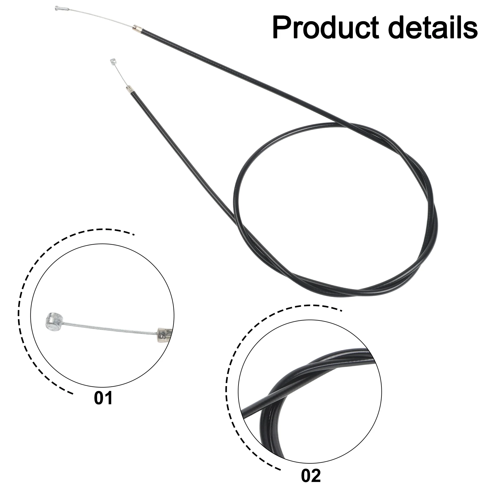 Replacement Throttle Cable for BR700 Backpack Blower 42821801107 Ensures Smooth and Accurate Throttle Operation