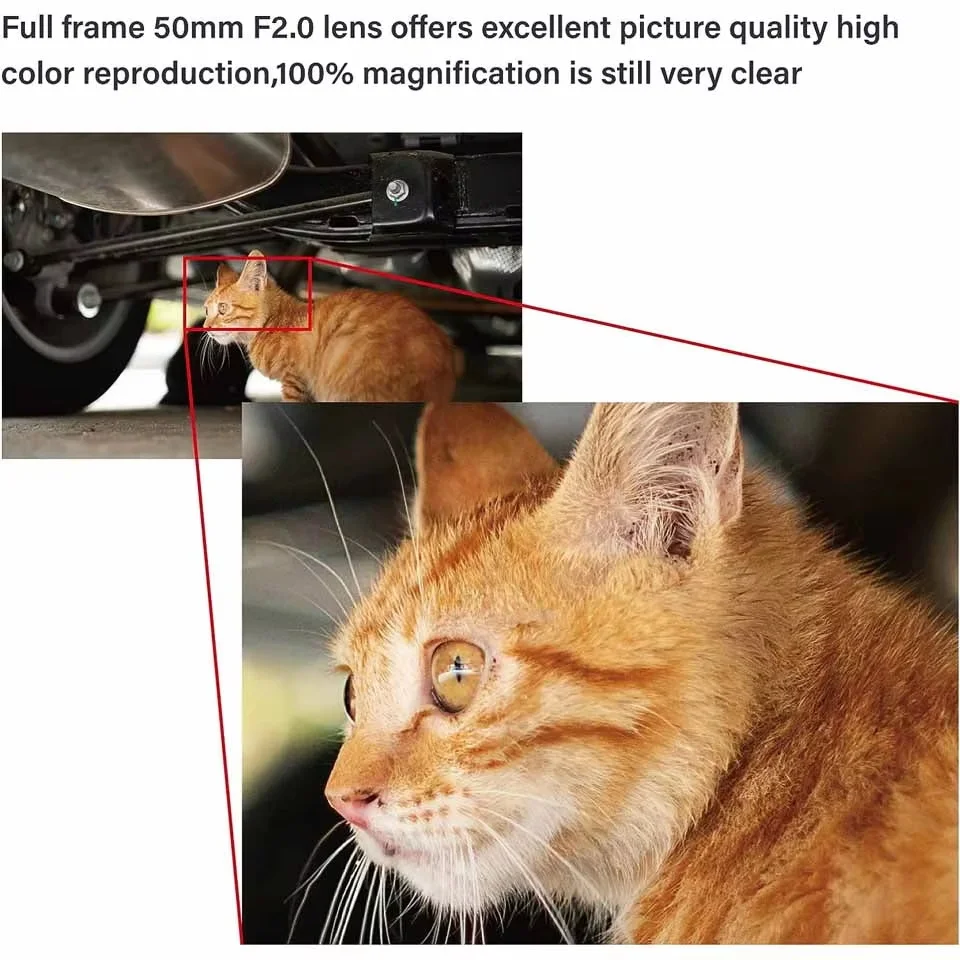 AstrHori 50 مللي متر F2.0 إطار كامل نقي دليل التركيز رئيس عدسة قياسية لسوني E فوجي X نيكون Z L كانون RF كاميرات بدون مرآة