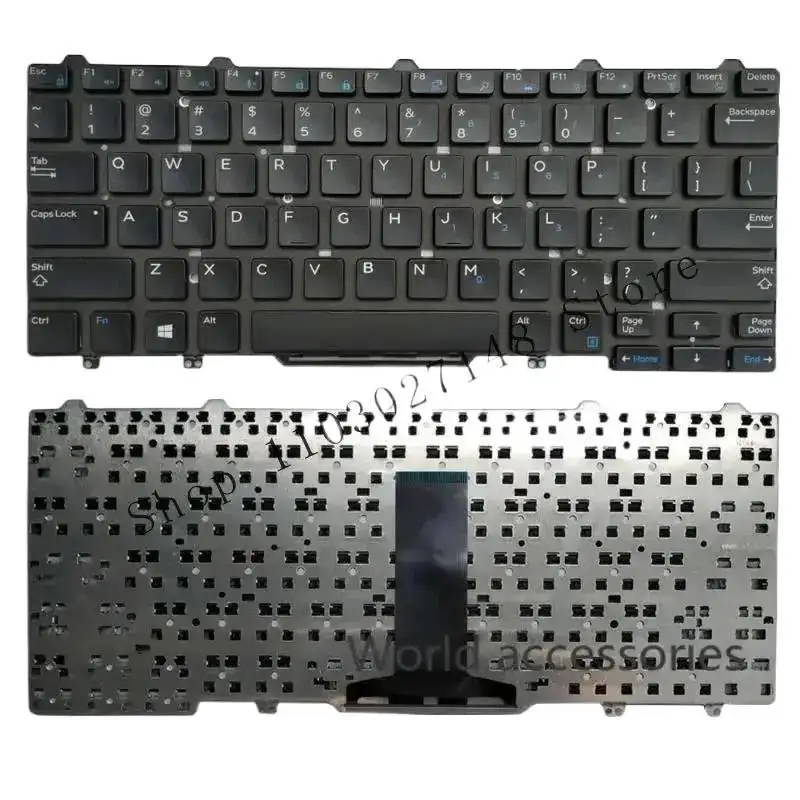 

New US Keyboard For Latitude 14 5000 5450 7450 3340 E3340 E5450 English Black &&