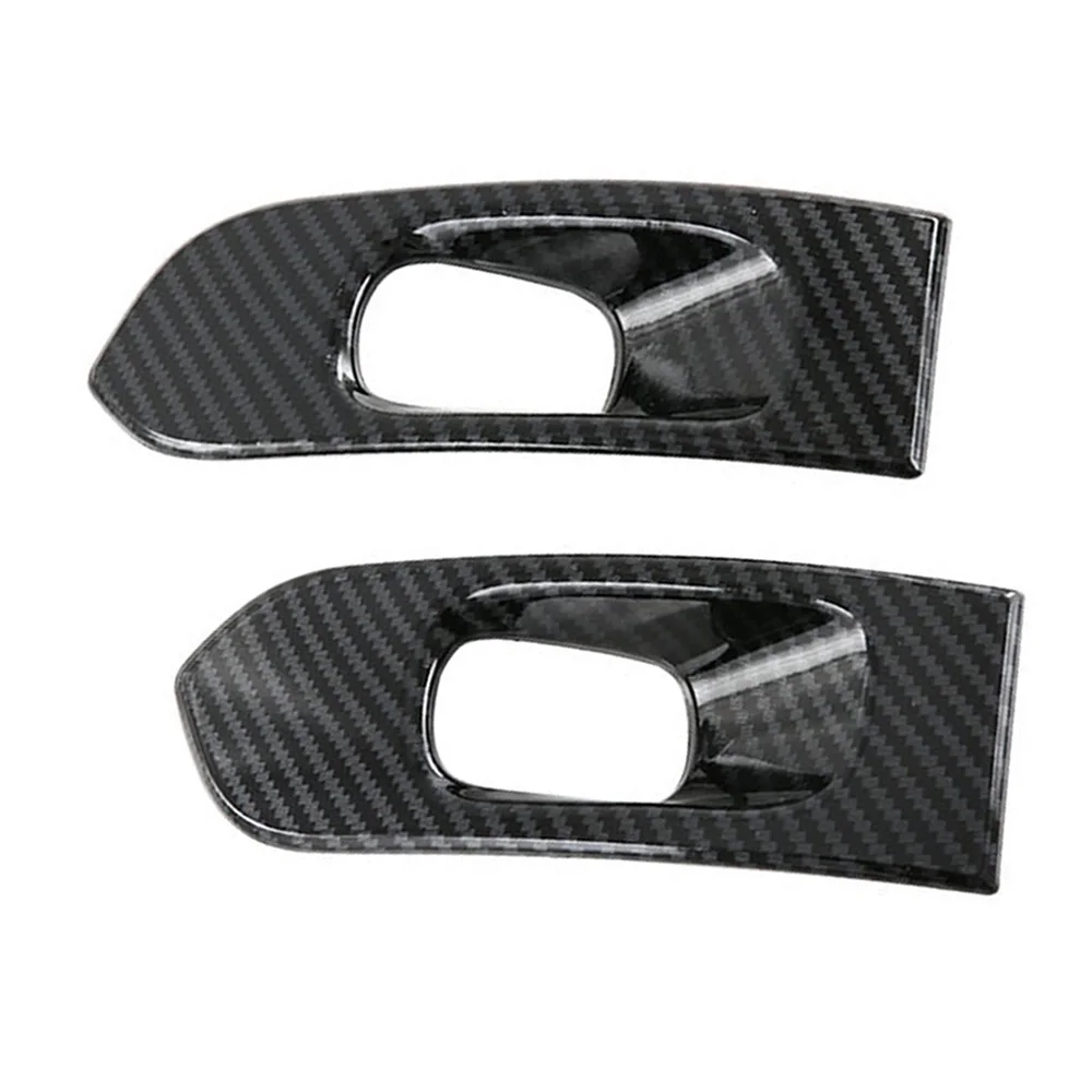 

Carbon fiber Front Bumper Fog Light Cover Trim Fits For Toyota Sienna 2021 2022 Car Accessories
