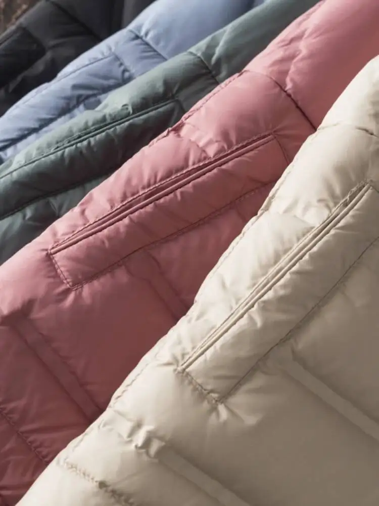 Winter Sleeveless Down Jacket Women Casual Hooded Single Breasted White Duck Down Coat Waistcoat Female Short Parkas Mujer