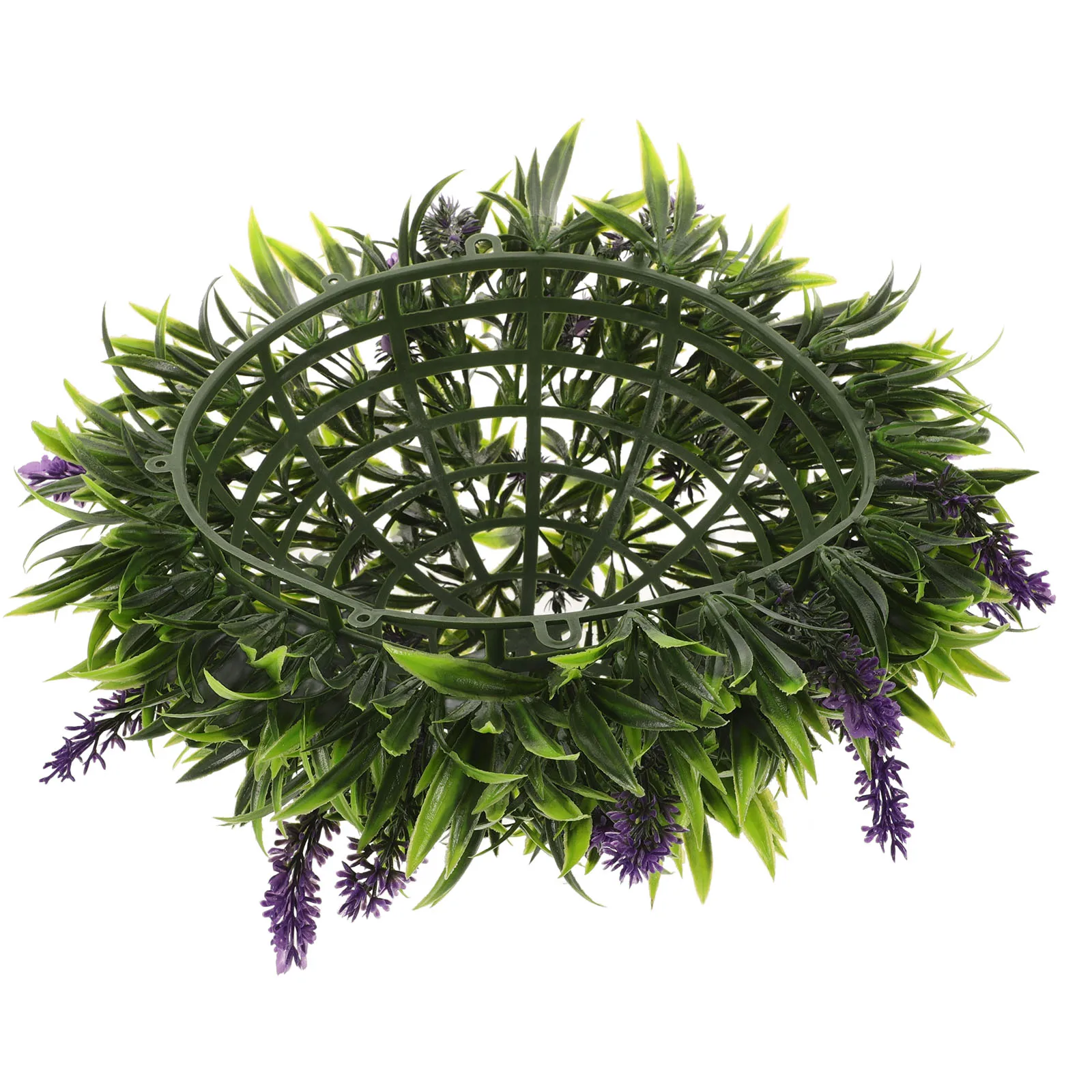 

30 Cm Artificial Plant Ball Faux Flowers Lavender Decorative Round Topiary Grass Ball for Home Party Stage Coffee Shop Wedding