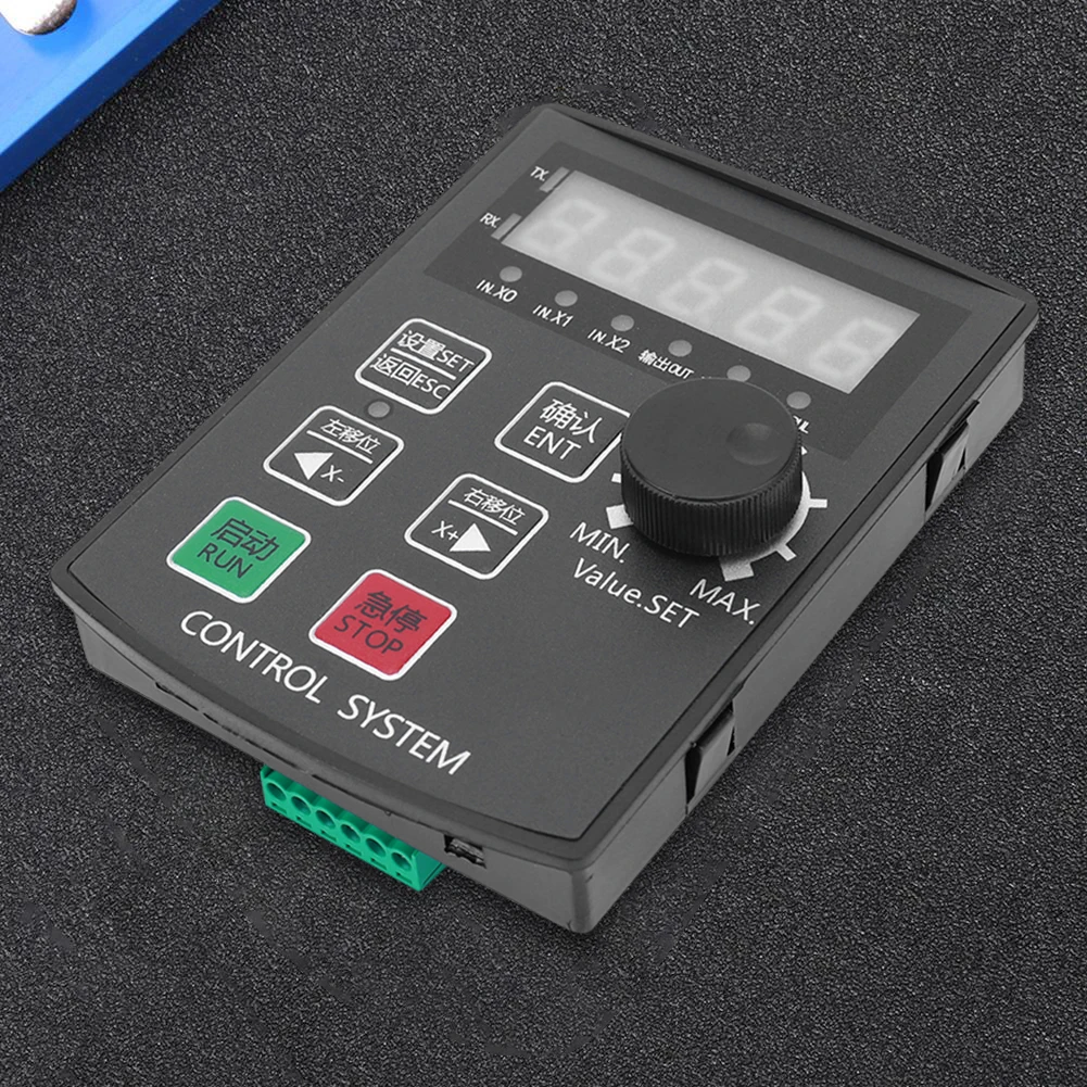 Display a 5 cifre limite di comunicazione Controller motore DC12-24V 85KHz Stepper Servo preimpostato modulo di controllo del movimento pannello per