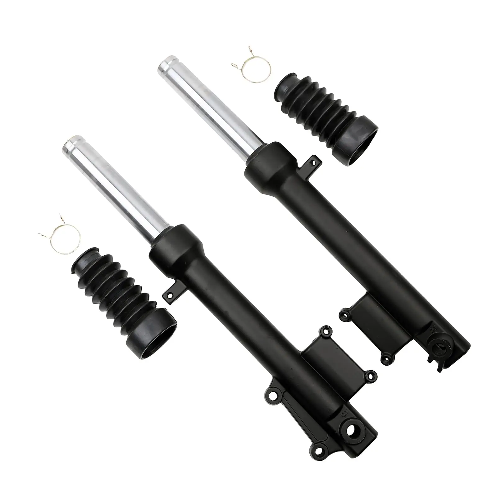 

Motorcycle Front Shock Absorber Assemblies Motorcycle Replacement Fit for Chinese GY6 50cc 125cc Motorcycle Scooter Roketa,Black