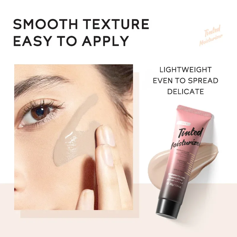 

LAIKOU 30g Makeup Isolation Foundation Cream Moisturizing Full Coverage Concealer BB Cream Lasting Cover Facial Concealer