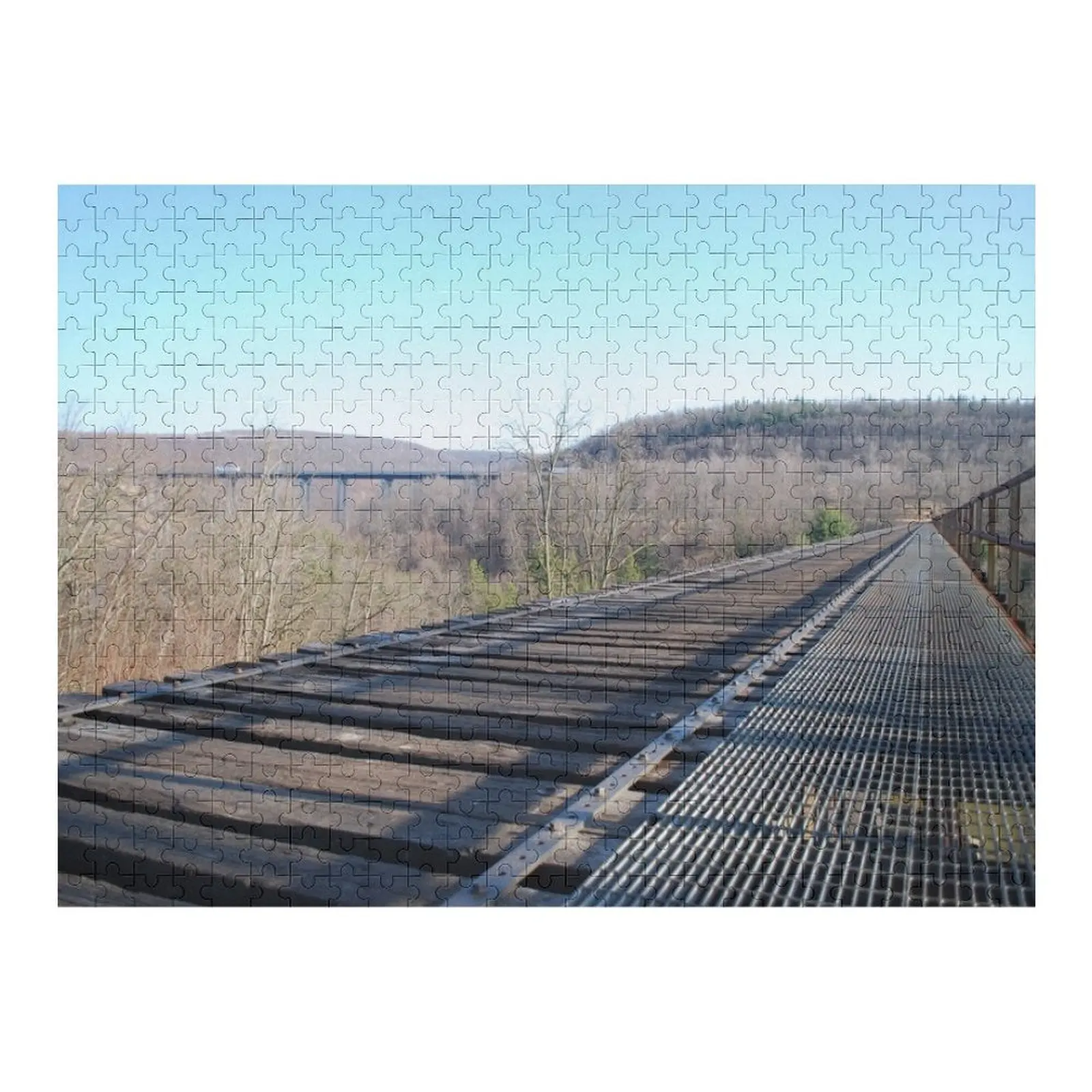 

Viaduct VIew Jigsaw Puzzle Jigsaw Custom Custom Wooden Name Puzzle