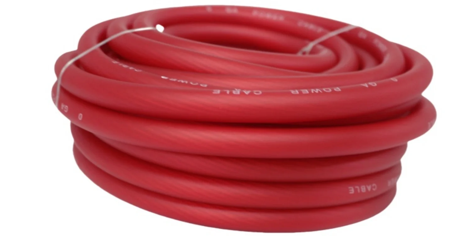 Pure copper, car audio power cable High quality car audio wire and cable Made in China