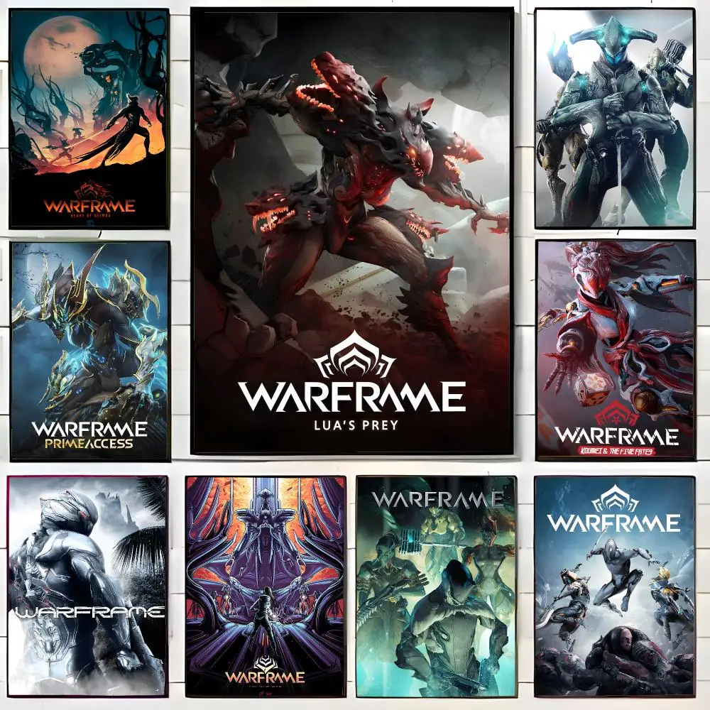 SciFi Game W-Warframe Poster Wall Art Print Decorative Mural Home Decor Gift Unframed