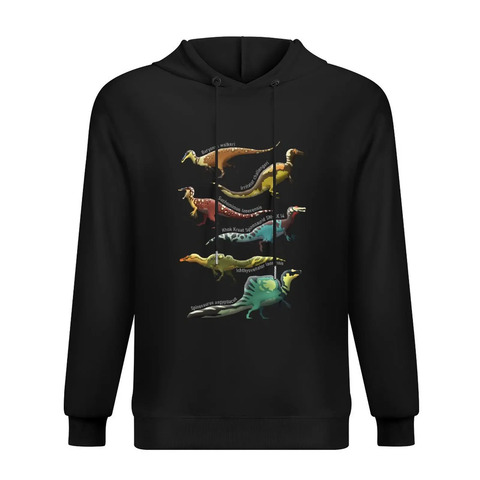 مجموعة Spinosauridae ملابس رجالية بغطاء للرأس ملابس خريفية للرجال ملابس رجالية على الطراز الكوري بقلنسوة للرجال