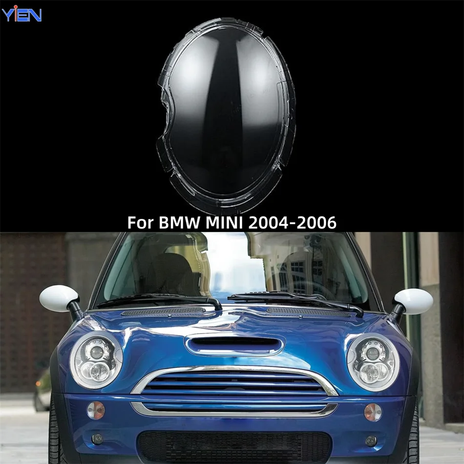 

Для BMW MINI 2004 2005 2006, аксессуары, крышка передней фары автомобиля, замена стекла, крышка объектива передней фары автомобиля, корпус