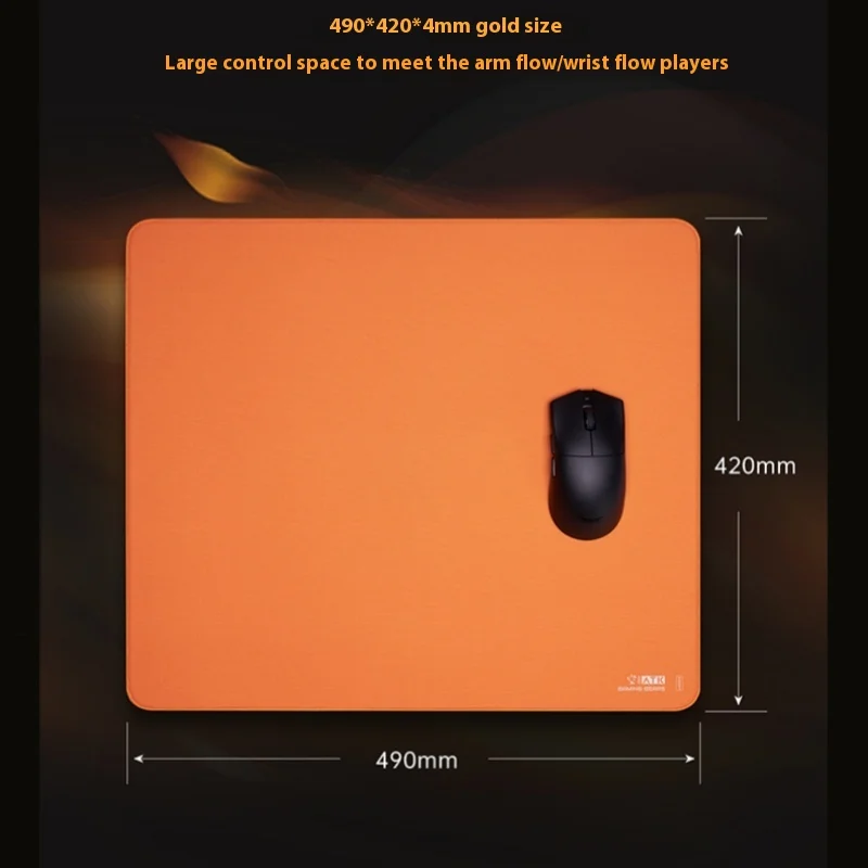 Imagem -02 - Atk Kong Mouse Pad Laranja Desktop Equilíbrio Almofada Tom Especial Xsoft Memória Rebote Antiderrapante Esports Gaming Portátil Mouse Pad